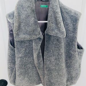 United Colors of Benetton Faux Chinchilla Vest ♥️